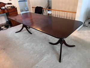 Mahogany Double Pedestal Dining Table