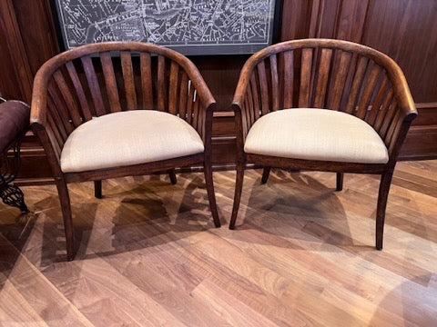 Pair of 'Jonathan Charles' Casually Country Collection Tub Chairs