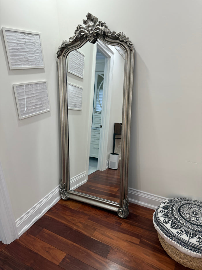 Full Length Silver Floor Mirror