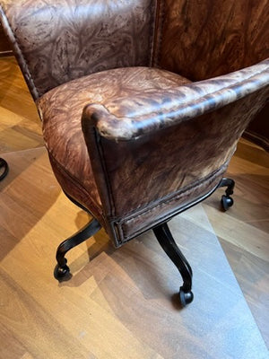 'Palma Brava' Brown Leather Office Chair