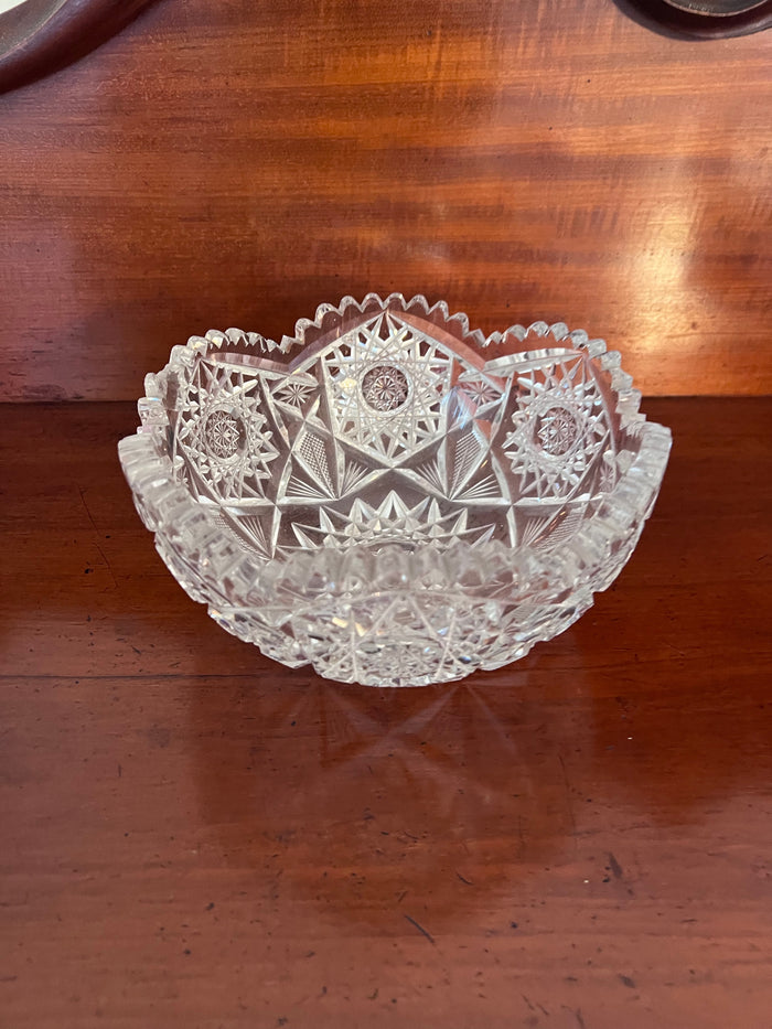 Cut Crysla Bowl 8"