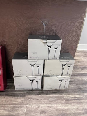 Ripple by 'Alexa Liddy' 6 Martini Glasses (*4 Boxes Available- Priced Individually)