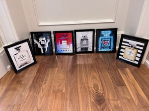 Chanel No 5 Perfum Art-  set of 6