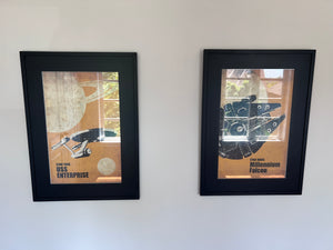 2 Star Wars and Star Trek Prints