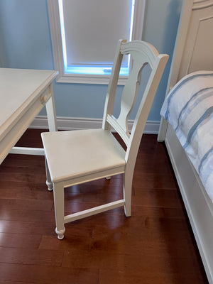 Cafe Kid White Desk with Chair
