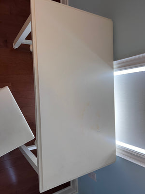 Cafe Kid White Desk with Chair