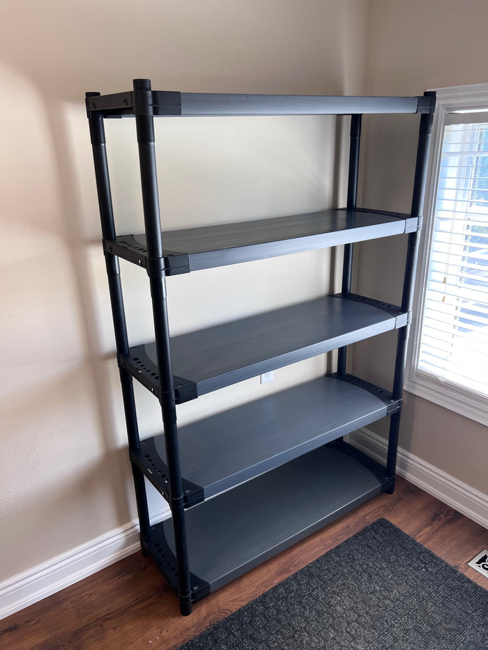 Grosfillex MaximUP 48" W Modular Plastic Shelving Storage Unit (Retail $110)