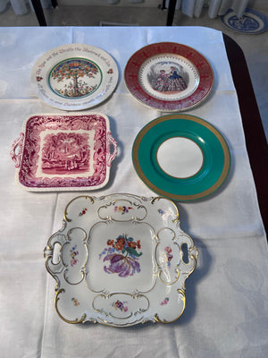 Decorative Plate Lot (hutschenreuther, minton's, Royal Doulton, Mason's)