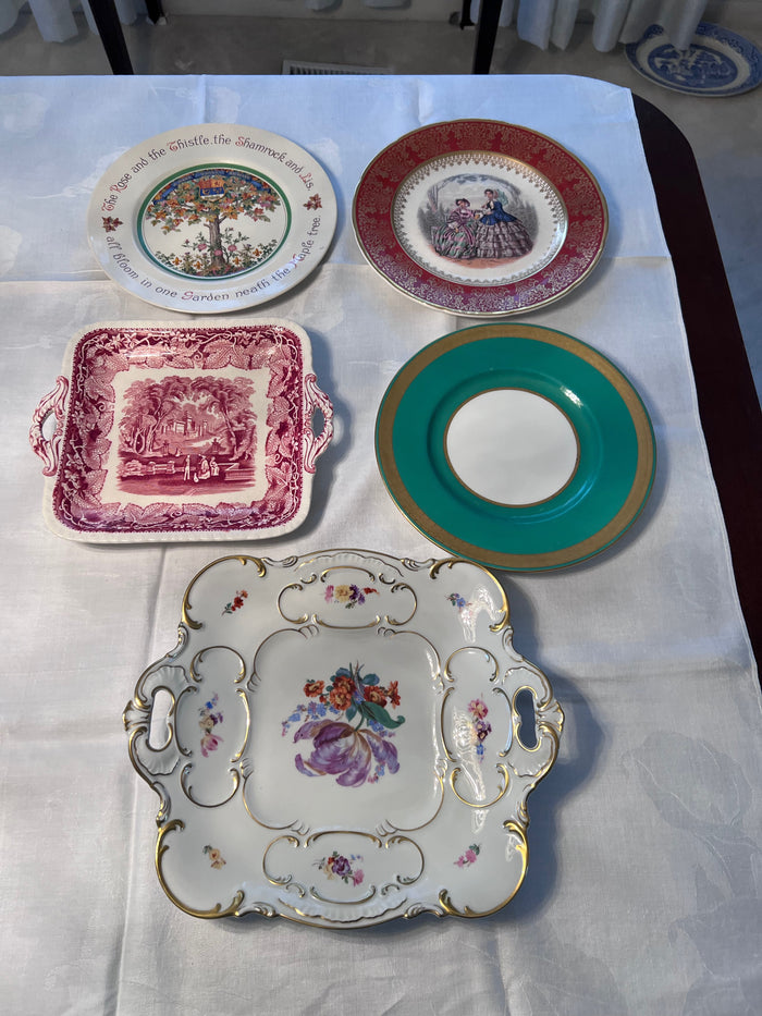 Decorative Plate Lot (hutschenreuther, minton's, Royal Doulton, Mason's)