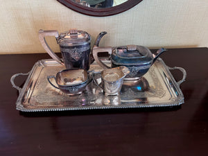 Harrison Bros & Howson Sheffield Silver plated Tea Set