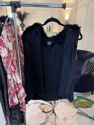 HR2 Holt Renfrew 100% Real Dyed Fur Vest
