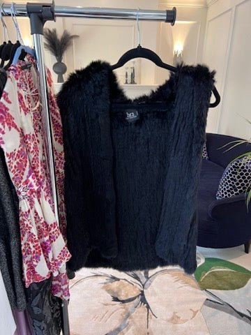 HR2 Holt Renfrew 100% Real Dyed Fur Vest