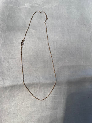 10k Gold Thin Chain Necklace