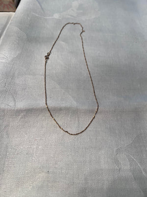 10k Gold Thin Chain Necklace