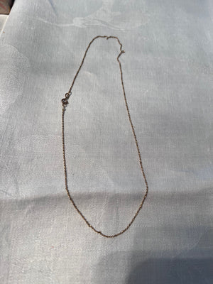 10k Gold Thin Chain Necklace