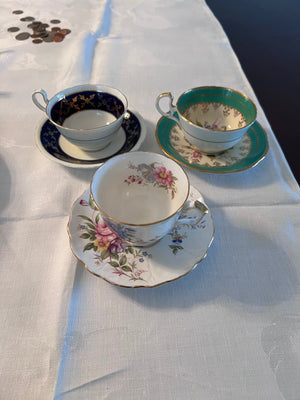 3 Aynsley Cups & Saucers