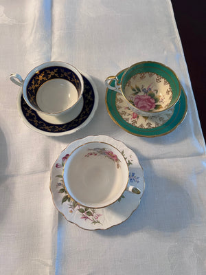 3 Aynsley Cups & Saucers