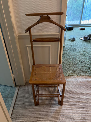 Vintage Cane Valet Chair