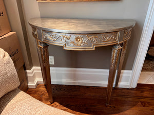 Maitland Smith Demilune Console Table