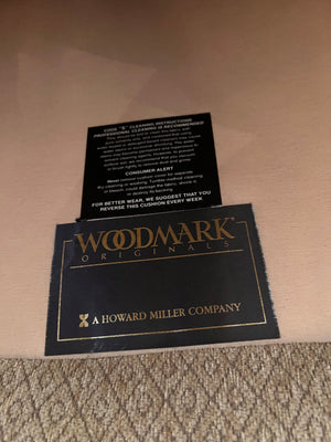 Woodmark 'A Howard Miller Company' Contemporary Curved Sofa