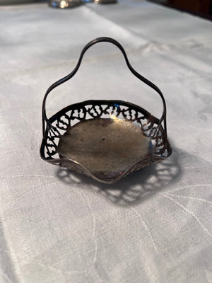 Small Sterling Silver Basket 3.5"h