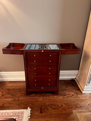 Vintage Flip Top Bar Cabinet