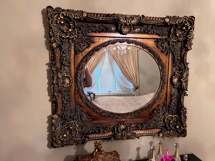 Ornate Gold Framed Mirror