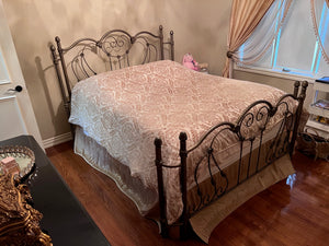 Wesley Allen Wrought Iron Queen Bed