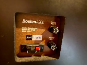 2 Boston Acoustics A200 Speakers