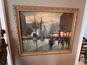 Reproduction Painting of a Paris France Scene