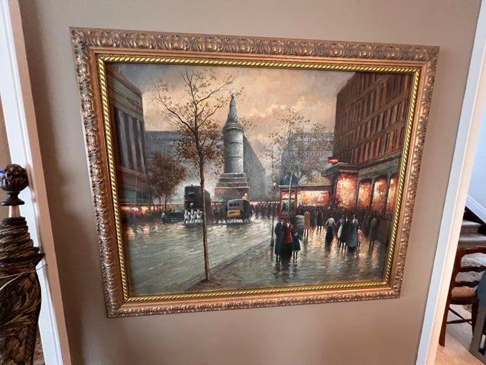 Reproduction Painting of a Paris France Scene