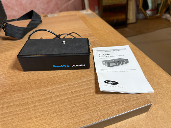 BeachTek DXA-5Da Passive XLR Adapter for DSLR Camcorders