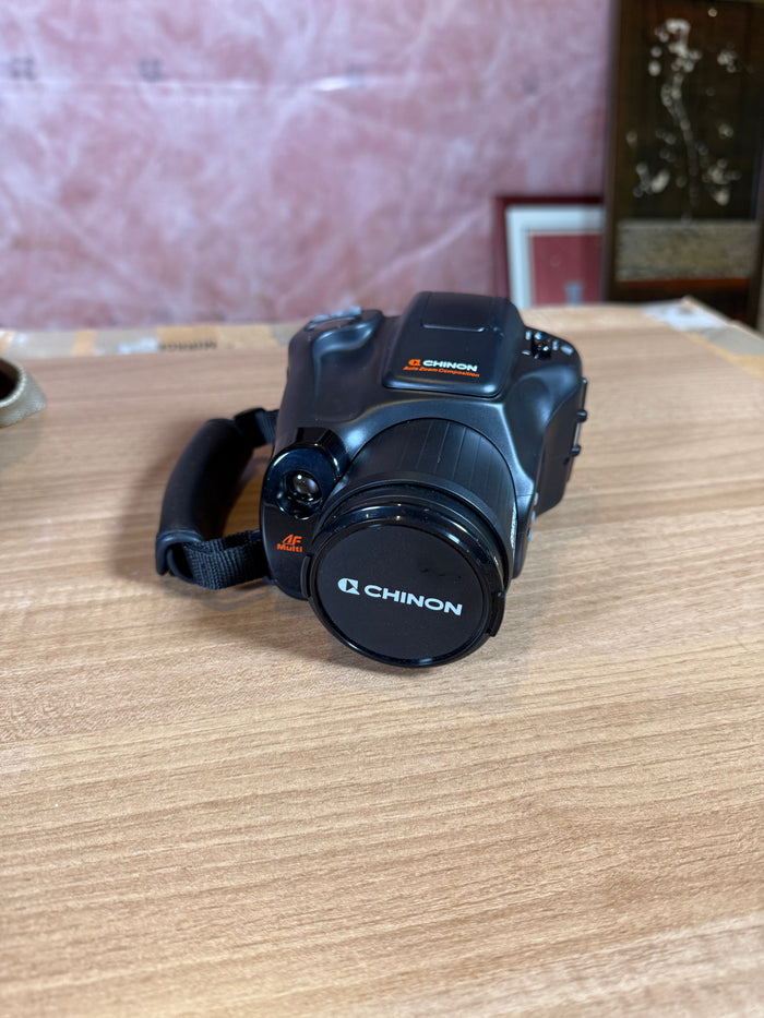 Chinon Genesis IV SLR 35mm Film Camera with Macro Zoom Lens 38-135mm f/4-5.6