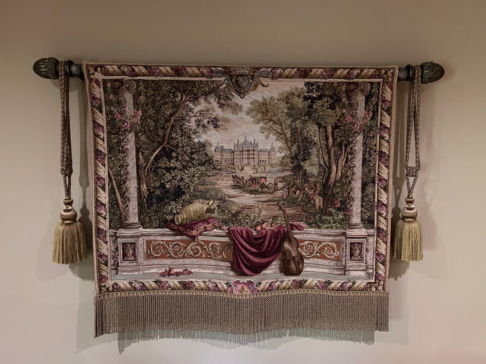 Verdure au Chateau II Wall Hanging Tapestry
