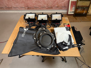 3 PBL MXLIGHT 1300W Halogen Soft Box 3-point Lighting Kit # 1