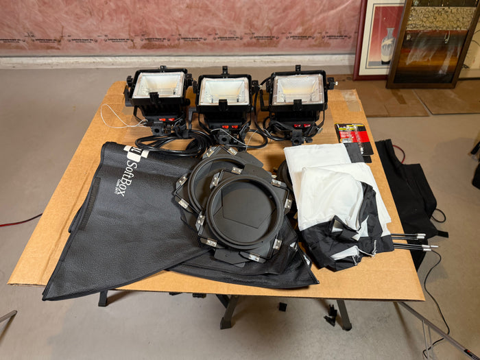 3 PBL MXLIGHT 1300W Halogen Soft Box 3-point Lighting Kit # 2