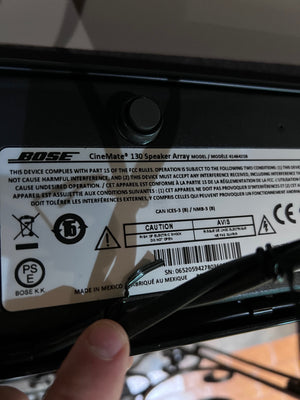 Bose CineMate 130 home theatre system
