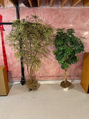 2 Artificial Trees Lot