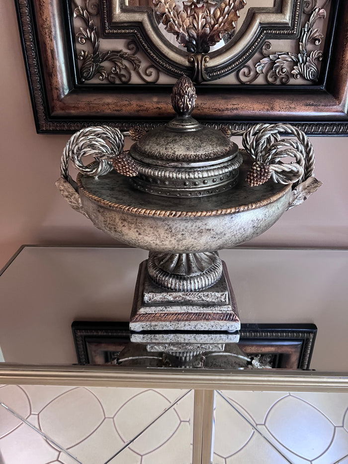 Design Styles Home Decor- Decorative Lidded Urn