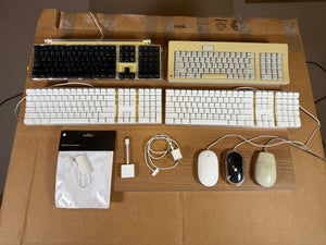 Apple Keyboard, Mouse and Cords Lot