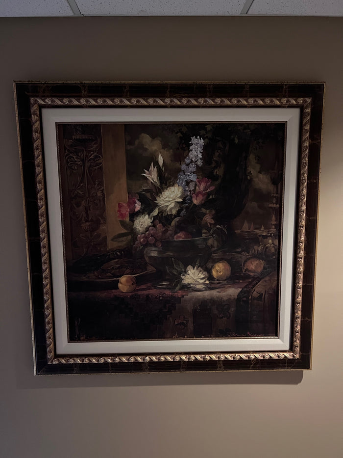 Print- SEA VIEW & PEONIES by MURPHY MACDONALD