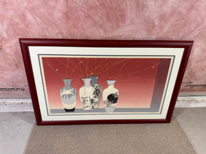 Erica Lam 'Multiple Vases' Signed and Numbered Print