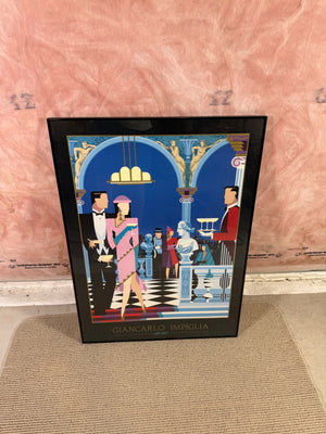 Giancarlo Impiglia 'Night Lights' Framed Poster