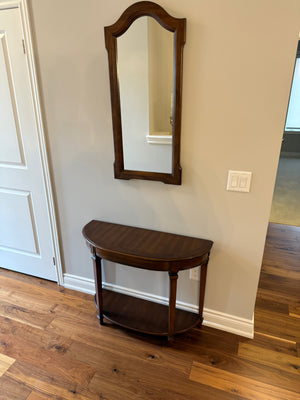 Deilcraft by Electrohome console table with mirror