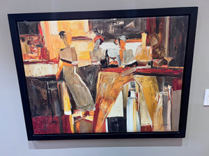IKEA LARGE ABSTRACT REPRODUCTION ON CANVAS-  BY YURI TREMLER
