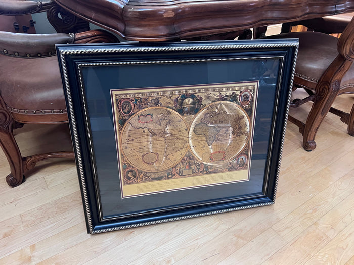 Nova Totivs Terrarvm Orbis Geographic AC Hydrographica Tabvla Map