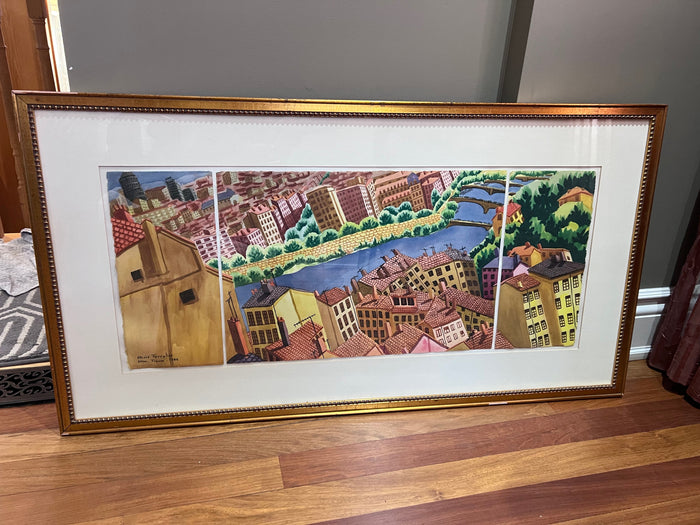 Sylvie Ferralier, Lyon France 1992 Watercolour