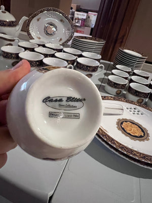 Bacchus T. Limoges 'Versace Style' Dessert Set- Service for 12