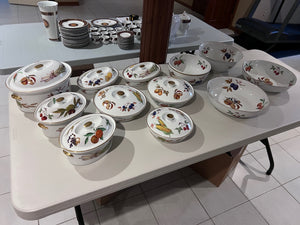 Royal Worcester Evesham Serving Dish Lot