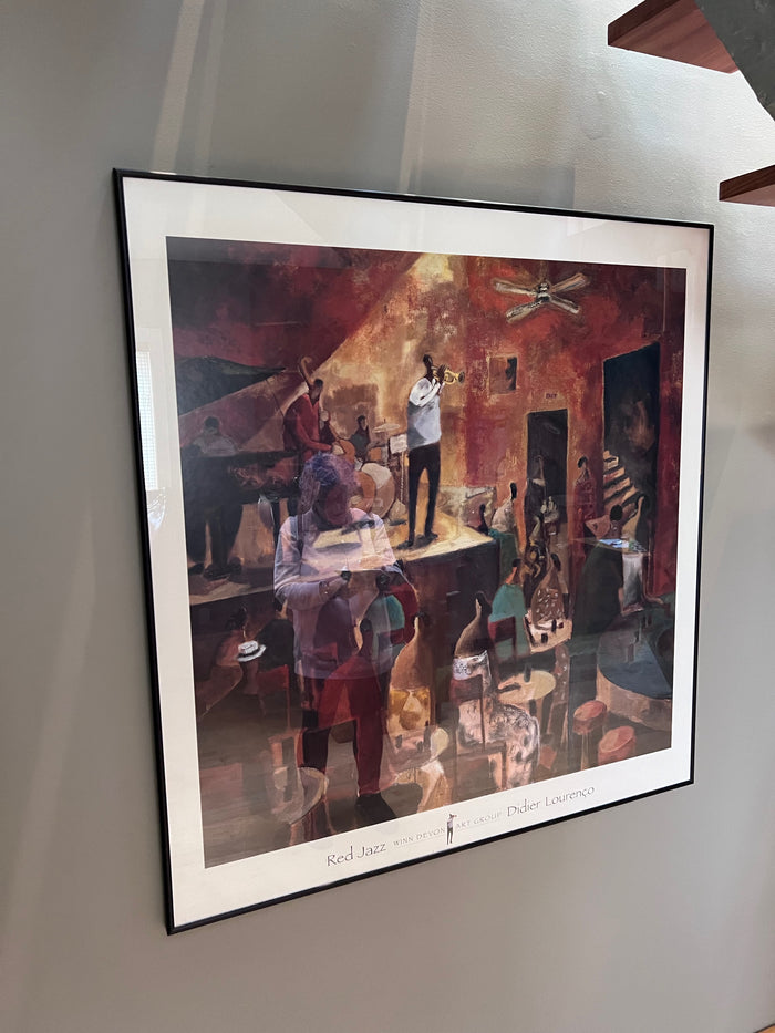 Red Jazz by Didier Lourenco- Winn Devon Art Group Poster